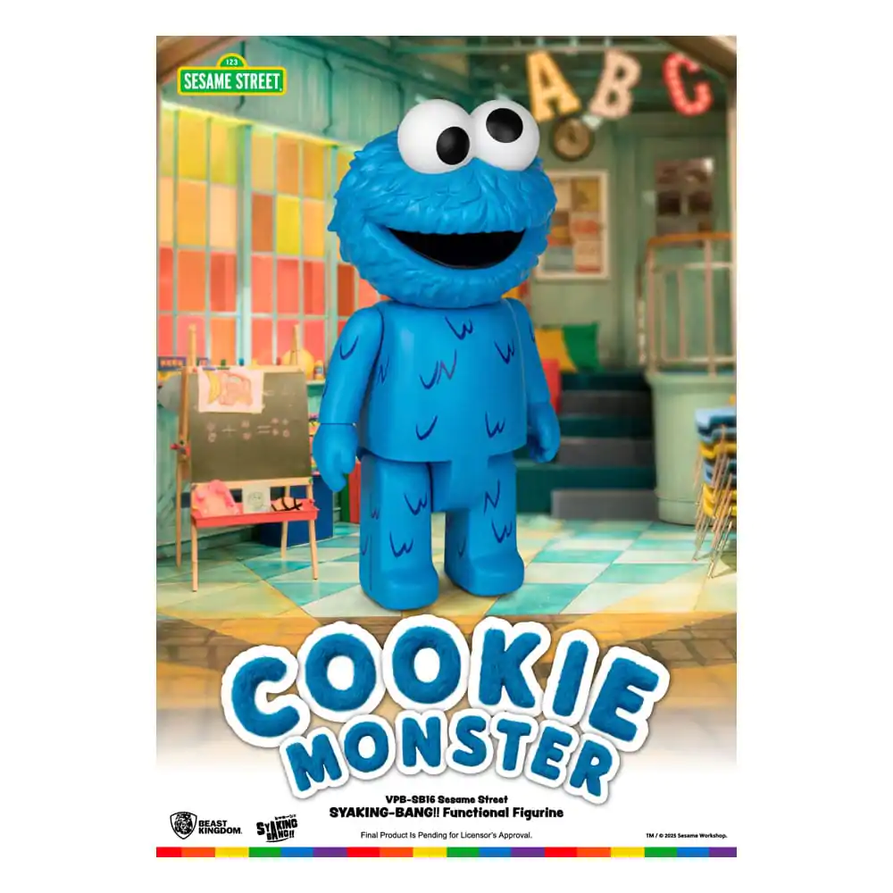 Sesame Street Syaking Bang Series PVC Spardose Cookie Monster 47 cm Produktfoto