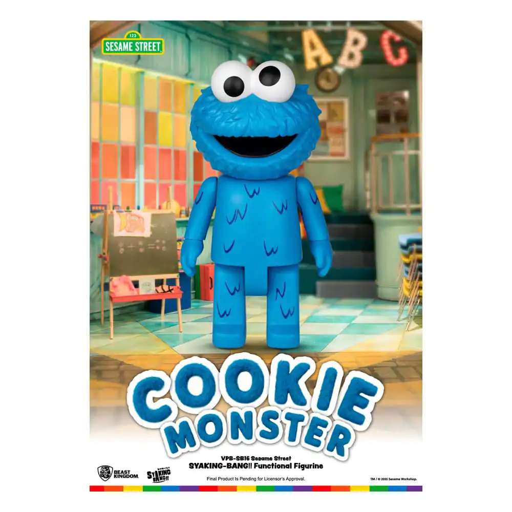 Sesame Street Syaking Bang Series PVC Spardose Cookie Monster 47 cm Produktfoto