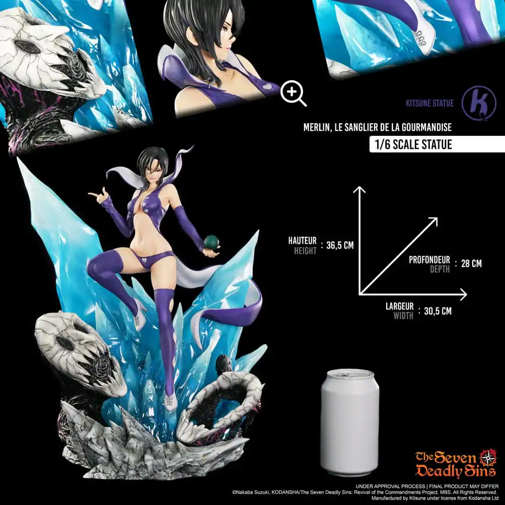 Seven Deadly Sins Statue 1/6 Merlin 37 cm Produktfoto