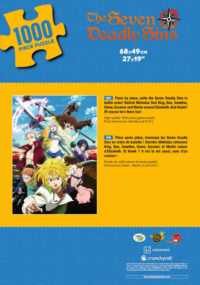 Seven Deadly Sins Puzzle Characters (1000 Teile) termékfotó