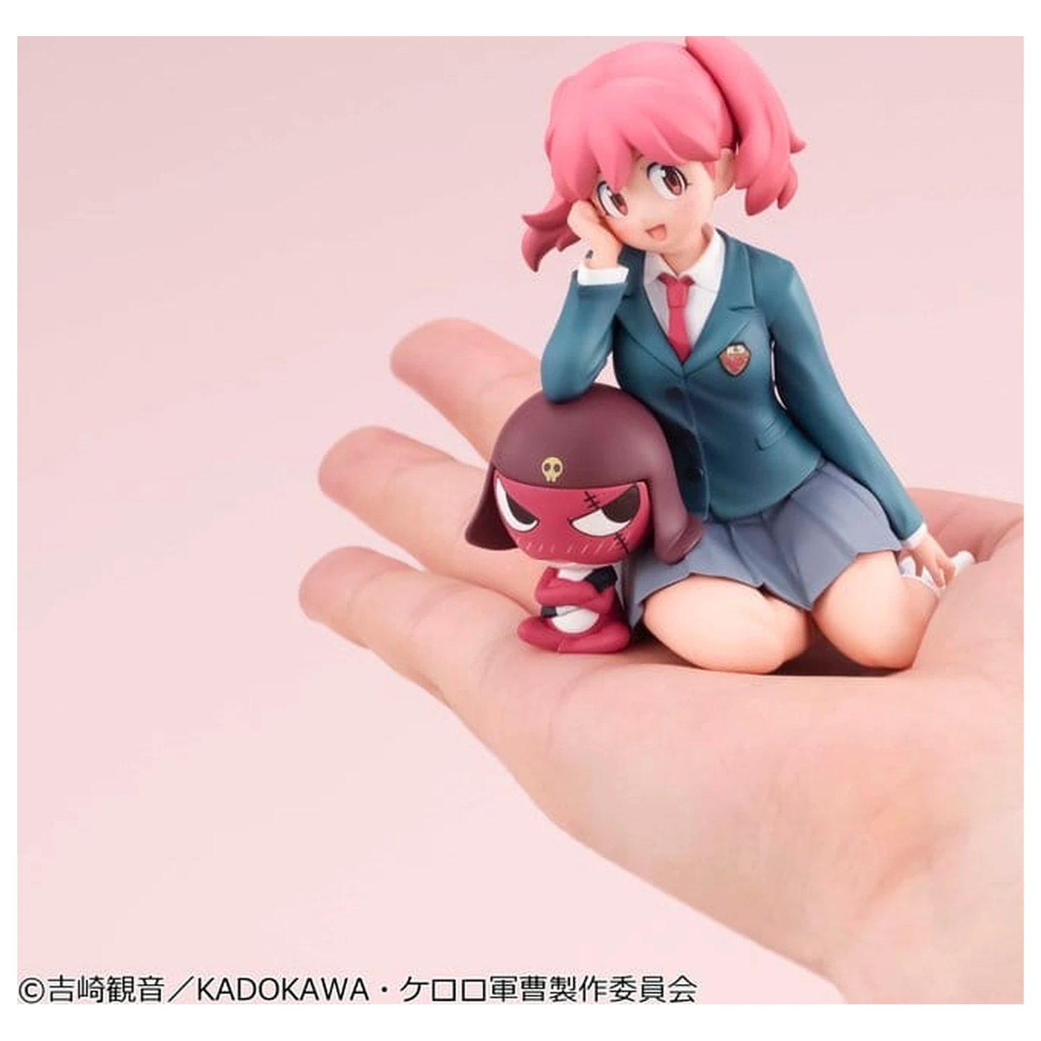 Sgt. Frog Melty Princess PVC Figur Natsumi & Giroro Handflächengröße 9 cm Produktfoto