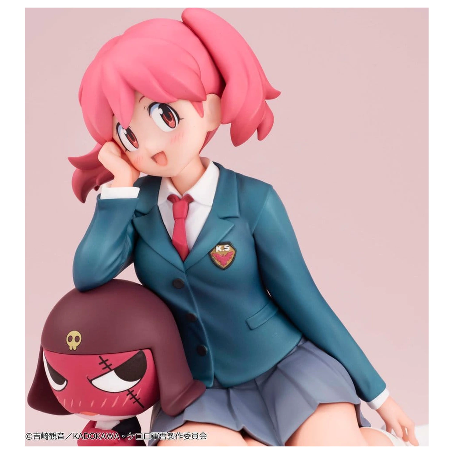 Sgt. Frog Melty Princess PVC Figur Natsumi & Giroro Handflächengröße 9 cm Produktfoto