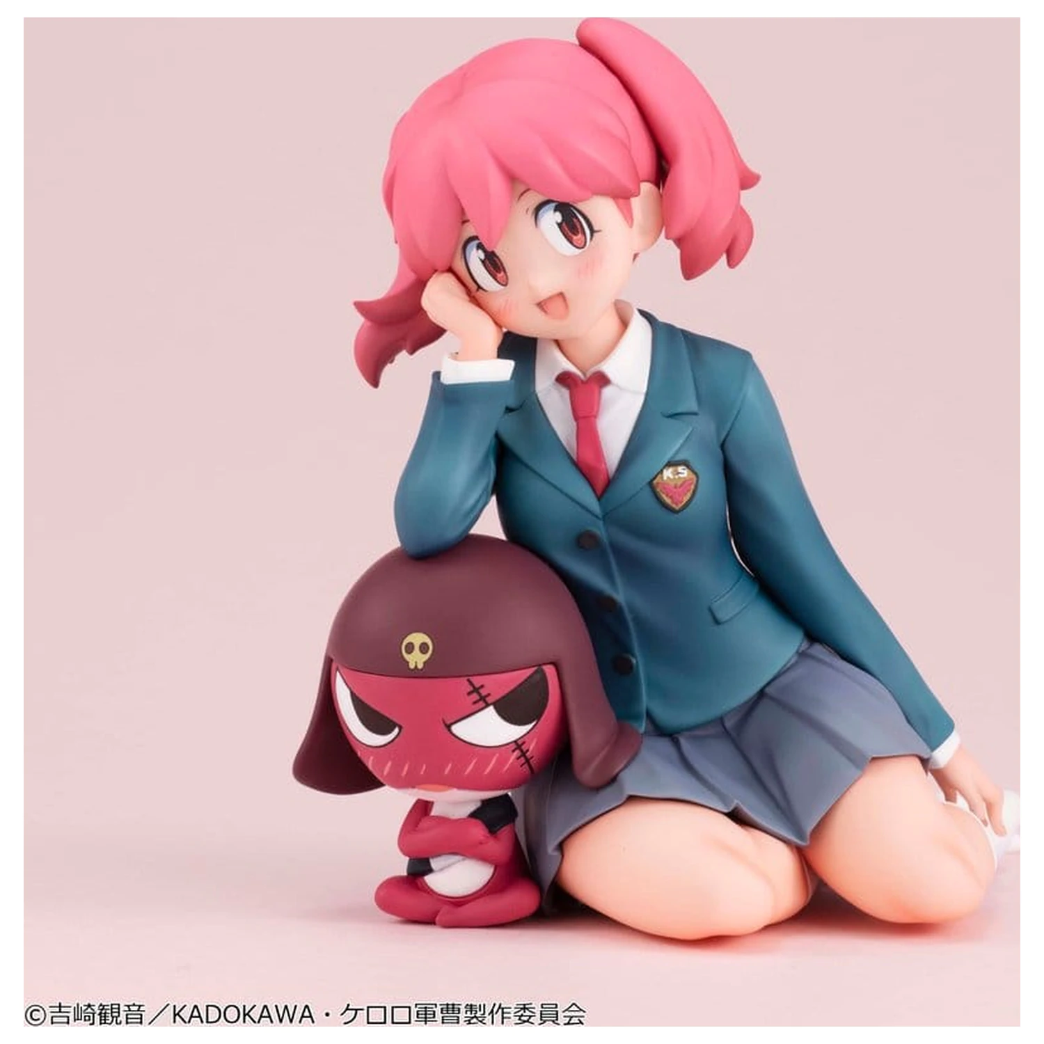Sgt. Frog Melty Princess PVC Figur Natsumi & Giroro Handflächengröße 9 cm Produktfoto