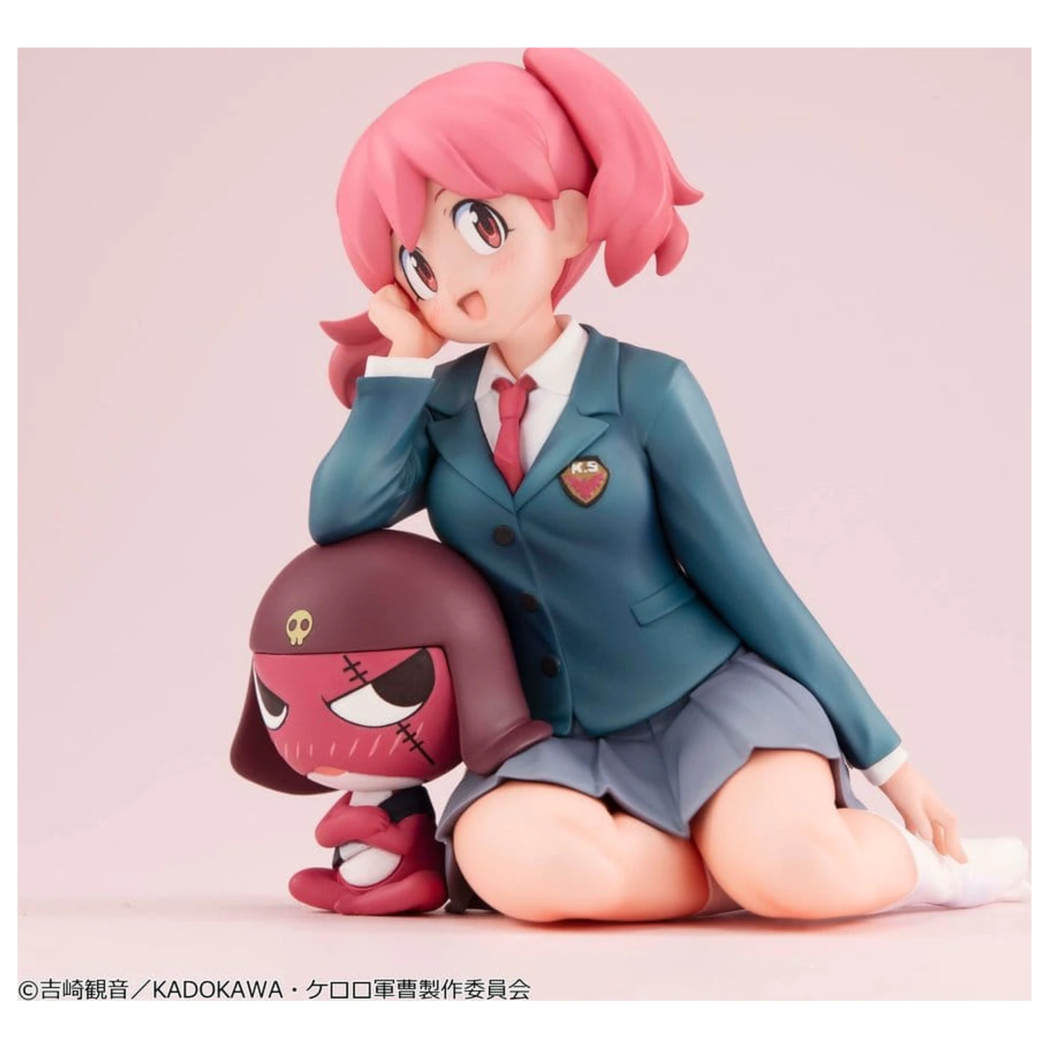 Sgt. Frog Melty Princess PVC Figur Natsumi & Giroro Handflächengröße 9 cm Produktfoto