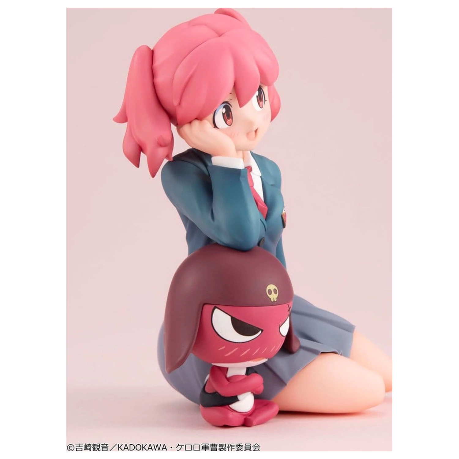 Sgt. Frog Melty Princess PVC Figur Natsumi & Giroro Handflächengröße 9 cm Produktfoto