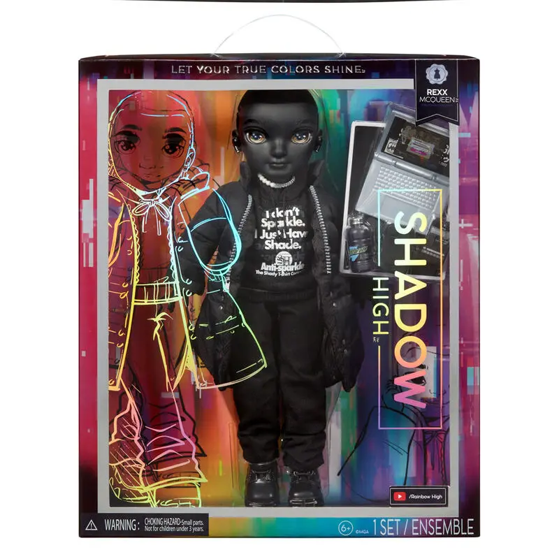 Shadow High Rexx Mcqueen Puppe 26cm Produktfoto