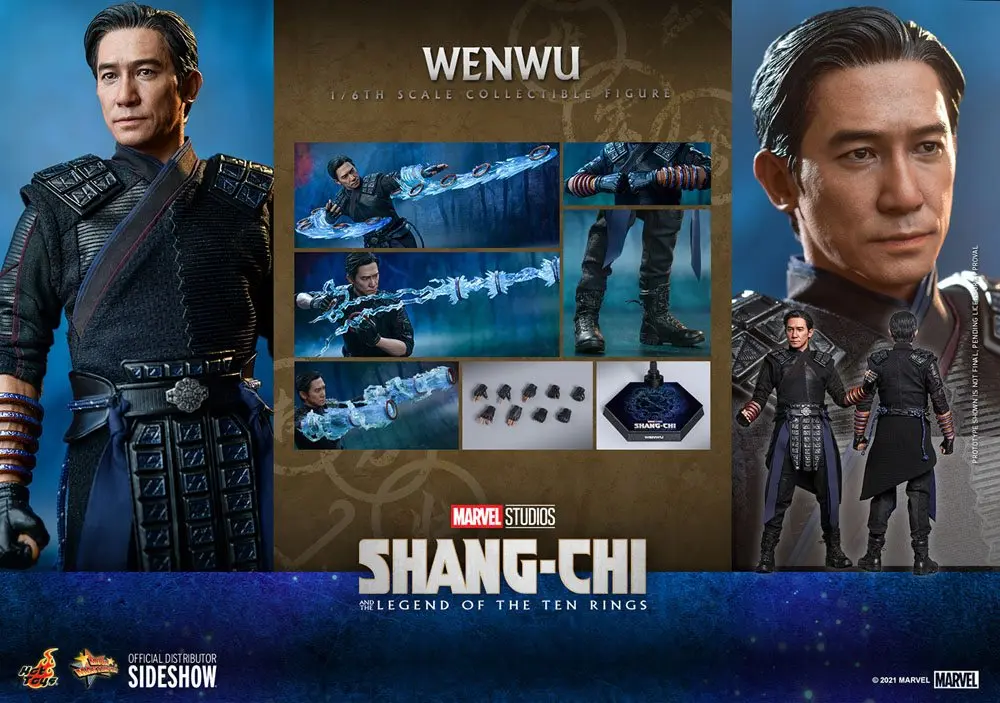 Shang-Chi and the Legend of the Ten Rings Movie Masterpiece Actionfigur 1/6 Wenwu 28 cm termékfotó