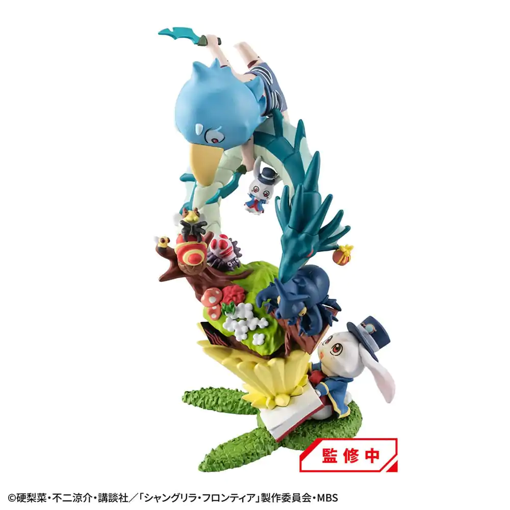 Shangri-La Frontier Petitrama EX Series Trading Figur 3-set Shangri-La Frontier vs Monster Diorama Collection set 11 cm (with gift) termékfotó