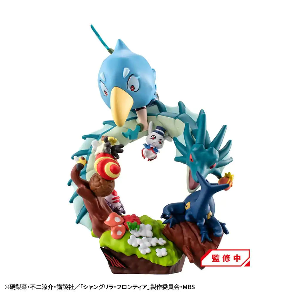 Shangri-La Frontier Petitrama EX Series Trading Figur 3-set Shangri-La Frontier vs Monster Diorama Collection set 11 cm (with gift) termékfotó