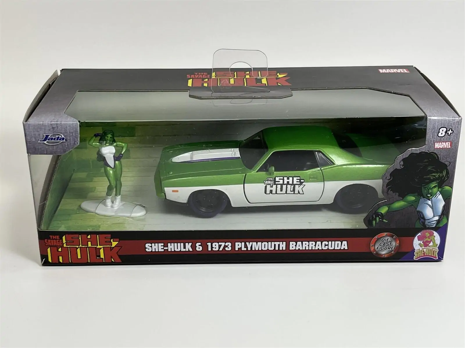 She-Hulk Diecast Modell 1/32 1973 Plymouth Barracuda termékfotó