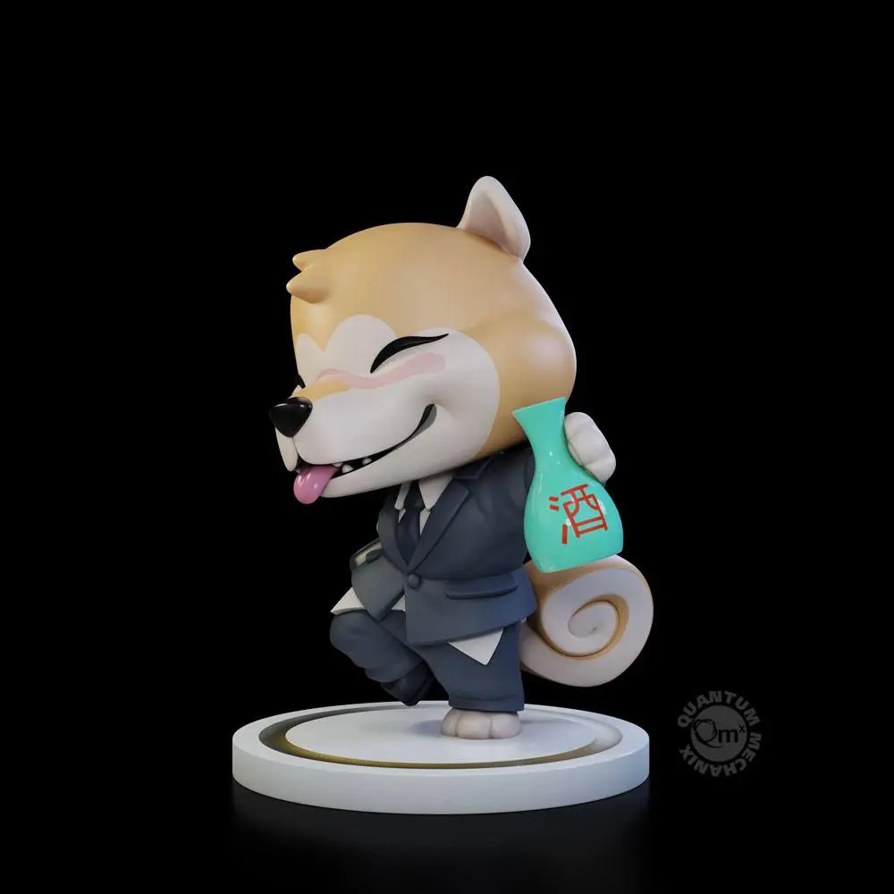 Shiba Inu Collection Qrew Art Premium Vinyl Figur Salaryman 10 cm Produktfoto