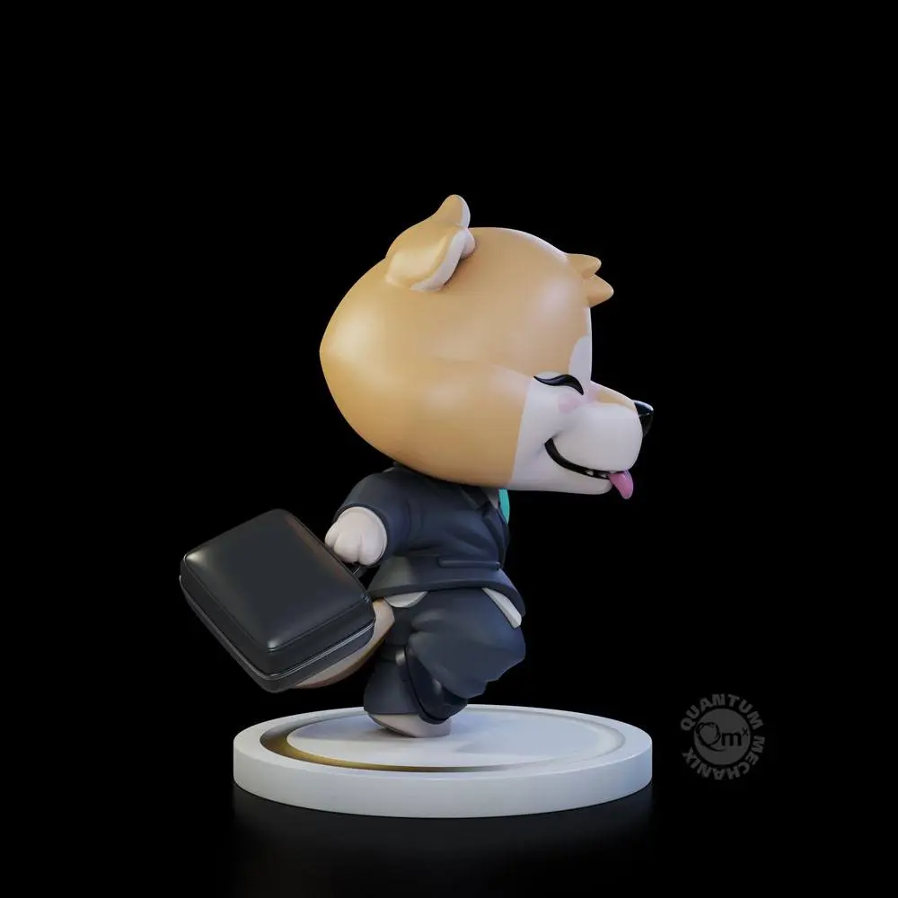 Shiba Inu Collection Qrew Art Premium Vinyl Figur Salaryman 10 cm Produktfoto