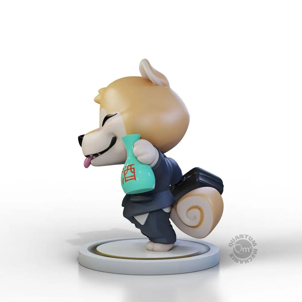 Shiba Inu Collection Qrew Art Premium Vinyl Figur Salaryman 10 cm Produktfoto