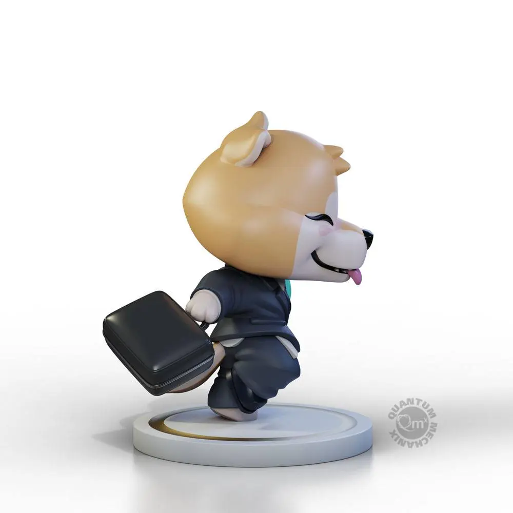 Shiba Inu Collection Qrew Art Premium Vinyl Figur Salaryman 10 cm Produktfoto