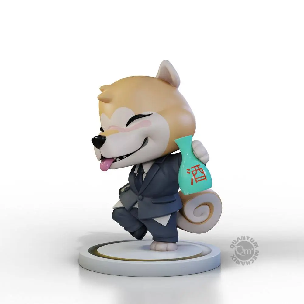 Shiba Inu Collection Qrew Art Premium Vinyl Figur Salaryman 10 cm Produktfoto