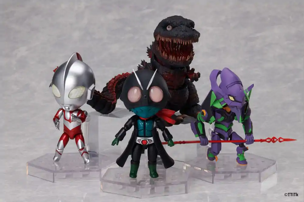 Shin Japan Heroes Universe Dform+ Actionfiguren 4er-Pack 10 cm Produktfoto