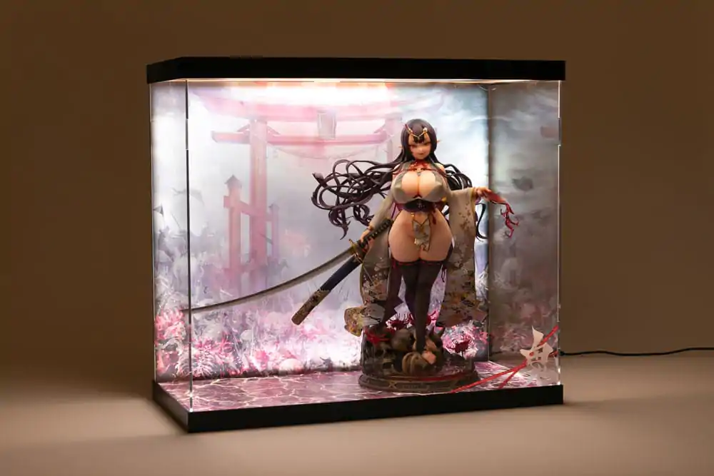 SHINSAI Acryl Display Case mit Beleuchtung Inbina Rasethuhime Saki 39 cm Produktfoto