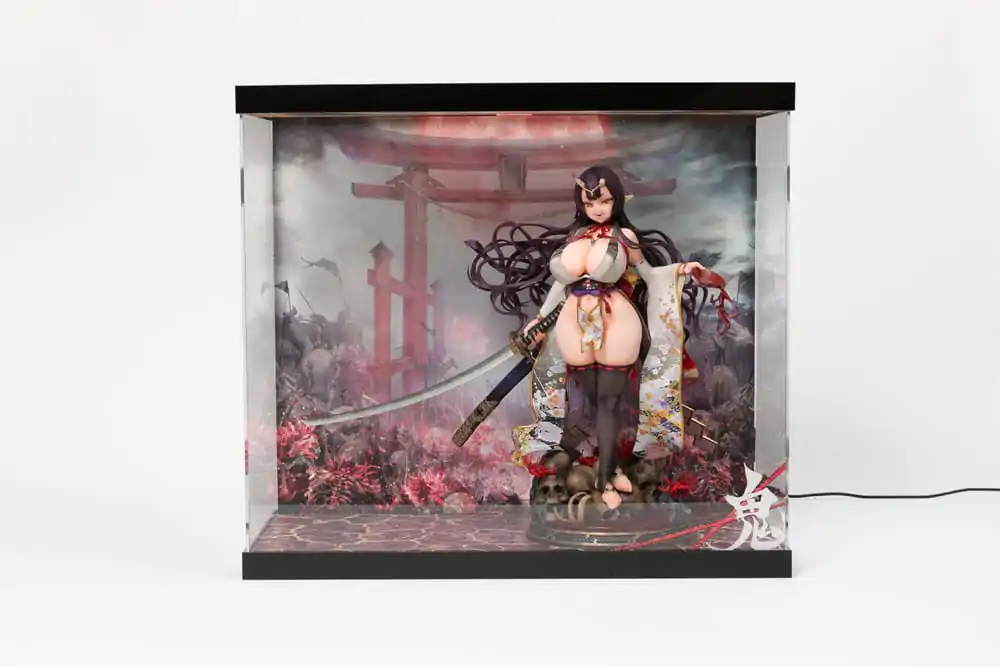 SHINSAI Acryl Display Case mit Beleuchtung Inbina Rasethuhime Saki 39 cm Produktfoto