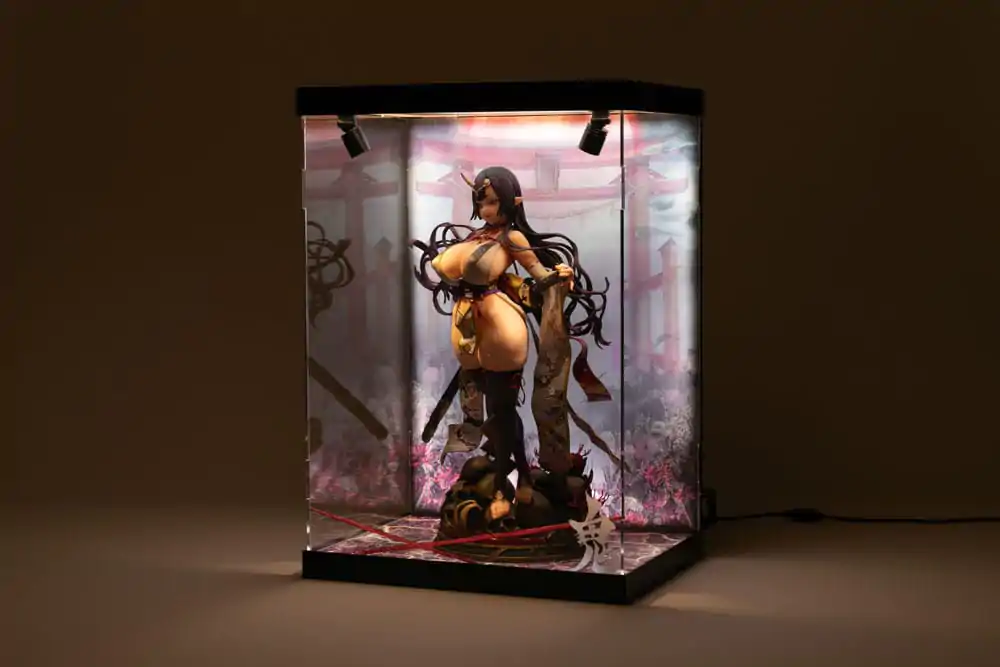 SHINSAI Acryl Display Case mit Beleuchtung Inbina Rasethuhime Saki M Edition 39 cm Produktfoto