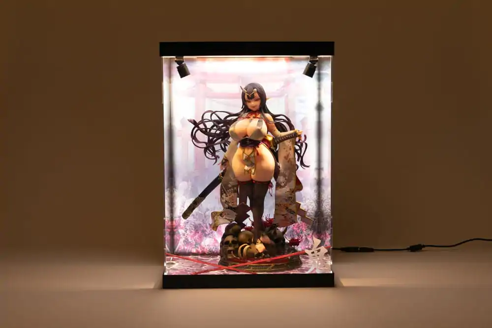 SHINSAI Acryl Display Case mit Beleuchtung Inbina Rasethuhime Saki M Edition 39 cm Produktfoto