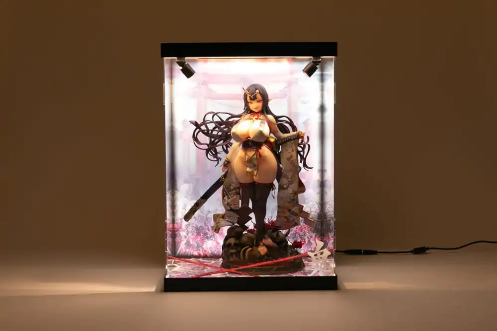 SHINSAI Acryl Display Case mit Beleuchtung Inbina Rasethuhime Saki M Edition 39 cm Produktfoto