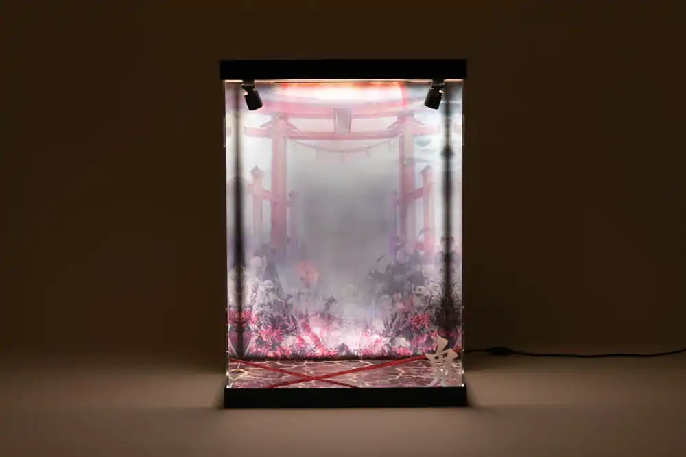 SHINSAI Acryl Display Case mit Beleuchtung Inbina Rasethuhime Saki M Edition 39 cm Produktfoto