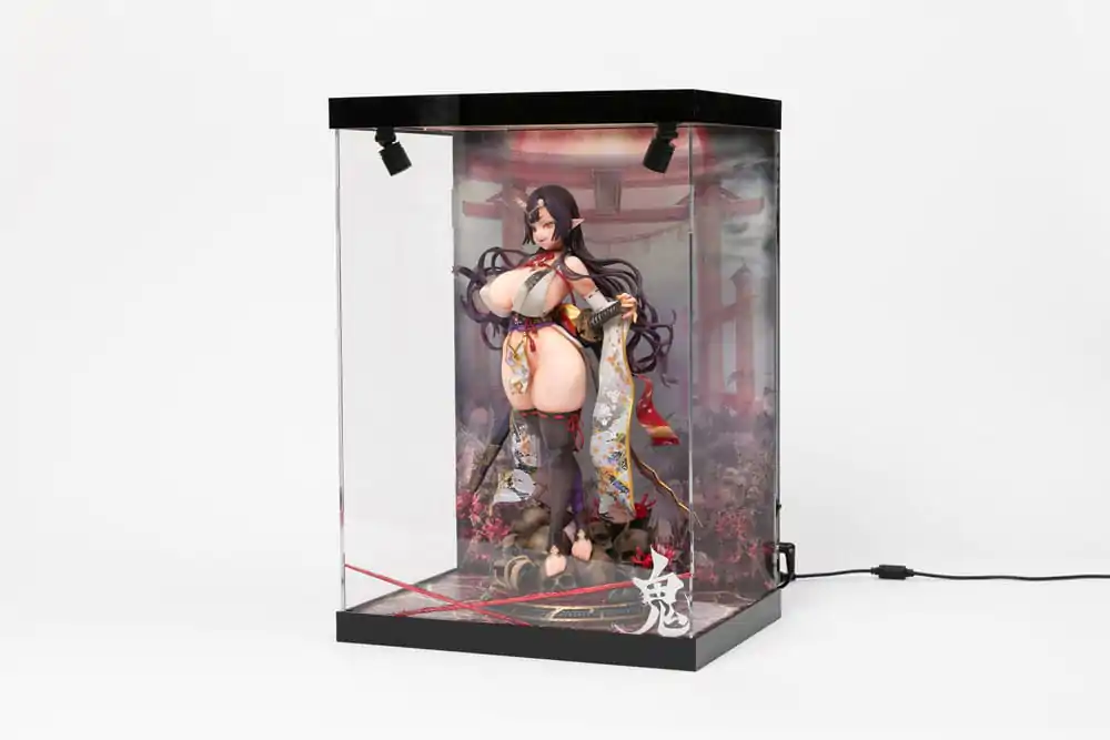 SHINSAI Acryl Display Case mit Beleuchtung Inbina Rasethuhime Saki M Edition 39 cm Produktfoto