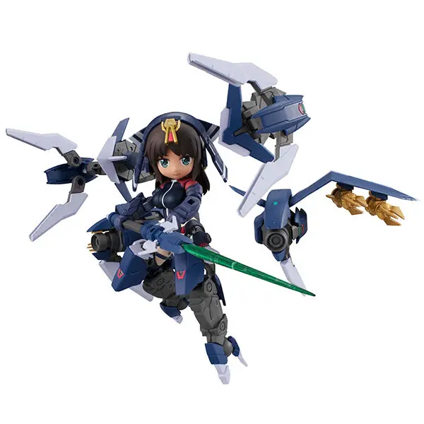 Alice Gear Aegis Desktop Army Actionfigur Shitara Kaneshiya Ver. Karwa Chauth 13 cm Produktfoto