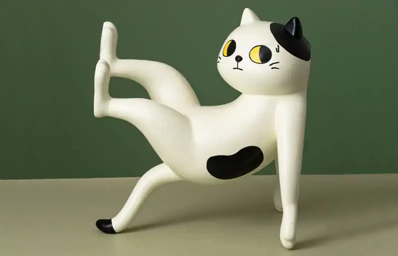 Shitaukeno Neko Figur Bicolor Cat 20 cm Produktfoto