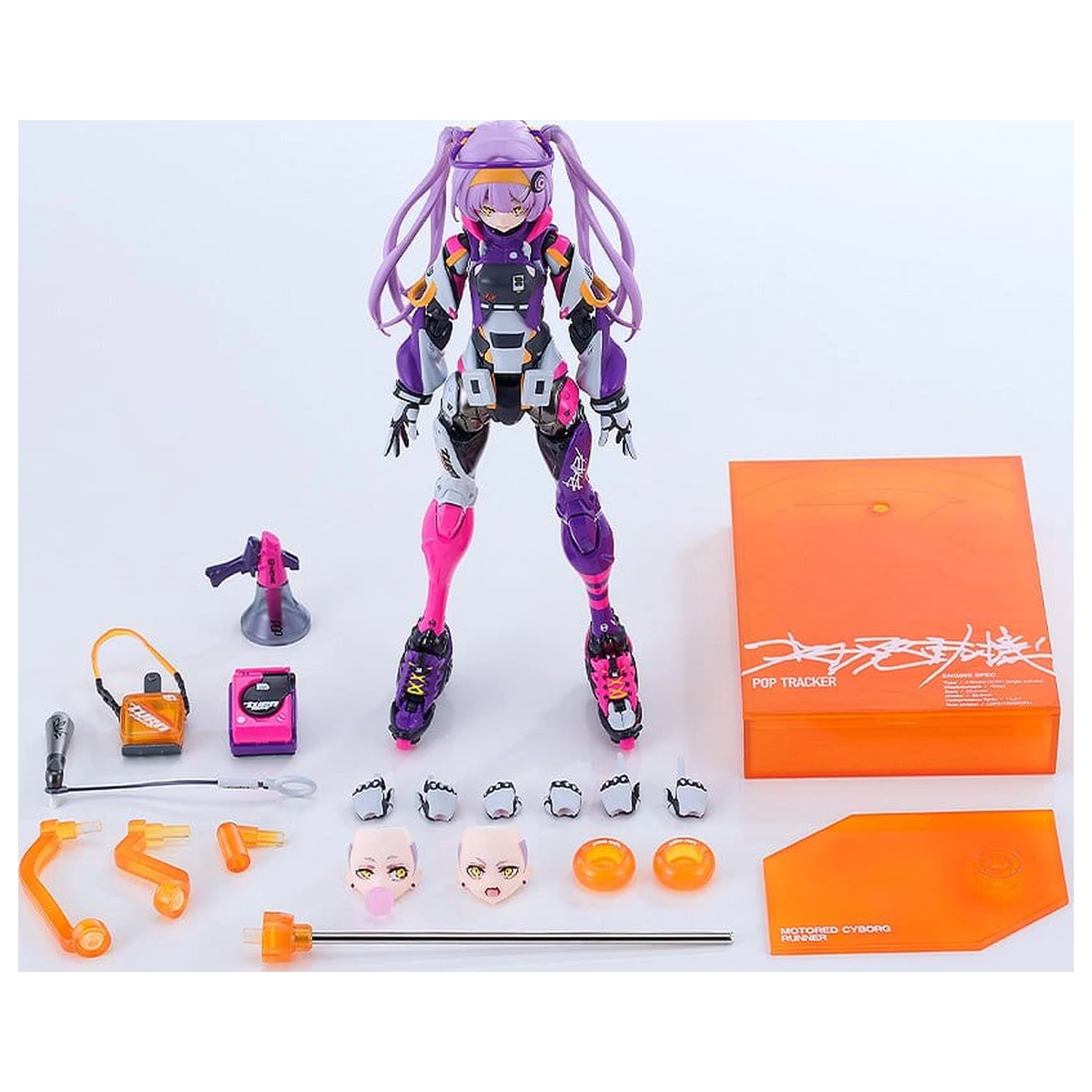 Shojo-Hatsudoki Motored Cyborg Runner Action-Figur SSX-155c Pop Tracker 18 cm Produktfoto