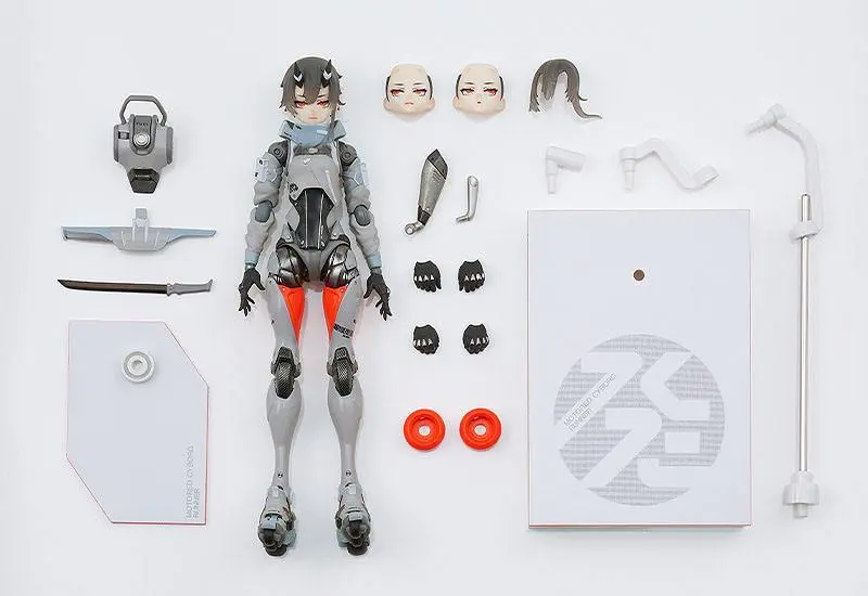 Shojo-Hatsudoki Diecast / PVC Actionfigur Motored Cyborg Runner SSX_155 Mandarin Surf 17 cm Produktfoto
