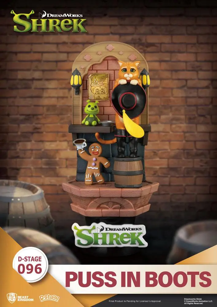 Shrek D-Stage PVC Diorama Puss In Boots 15 cm Produktfoto