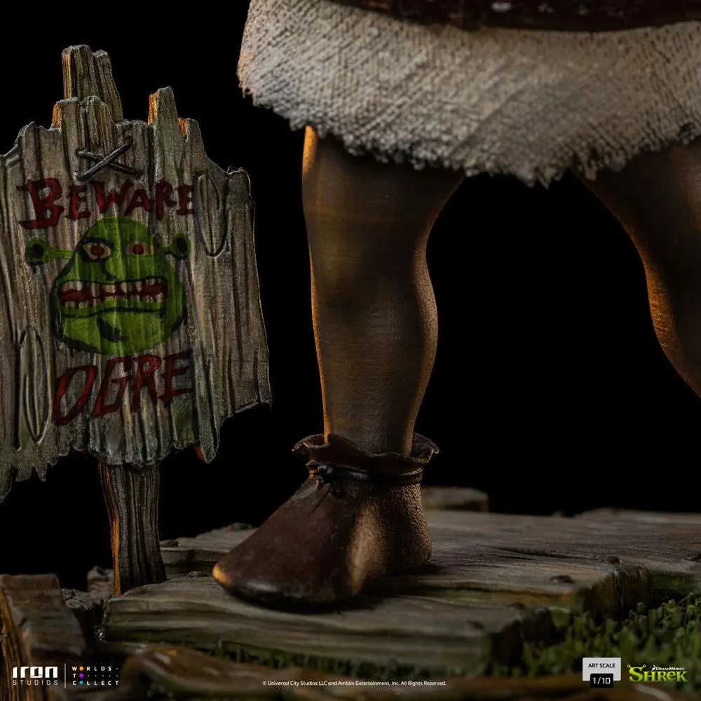 Shrek Deluxe Art Scale Statue 1/10 Shrek, Donkey and The Gingerbread Man 26 cm Produktfoto