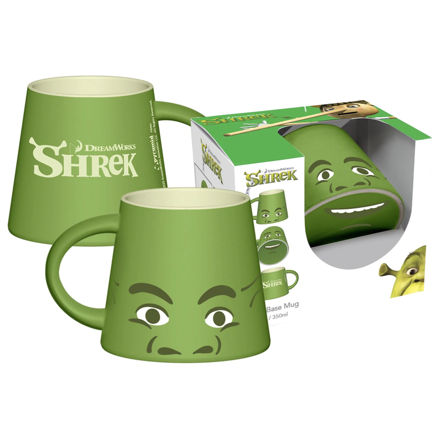 Shrek Gesichts Tasse 355 ml Produktfoto