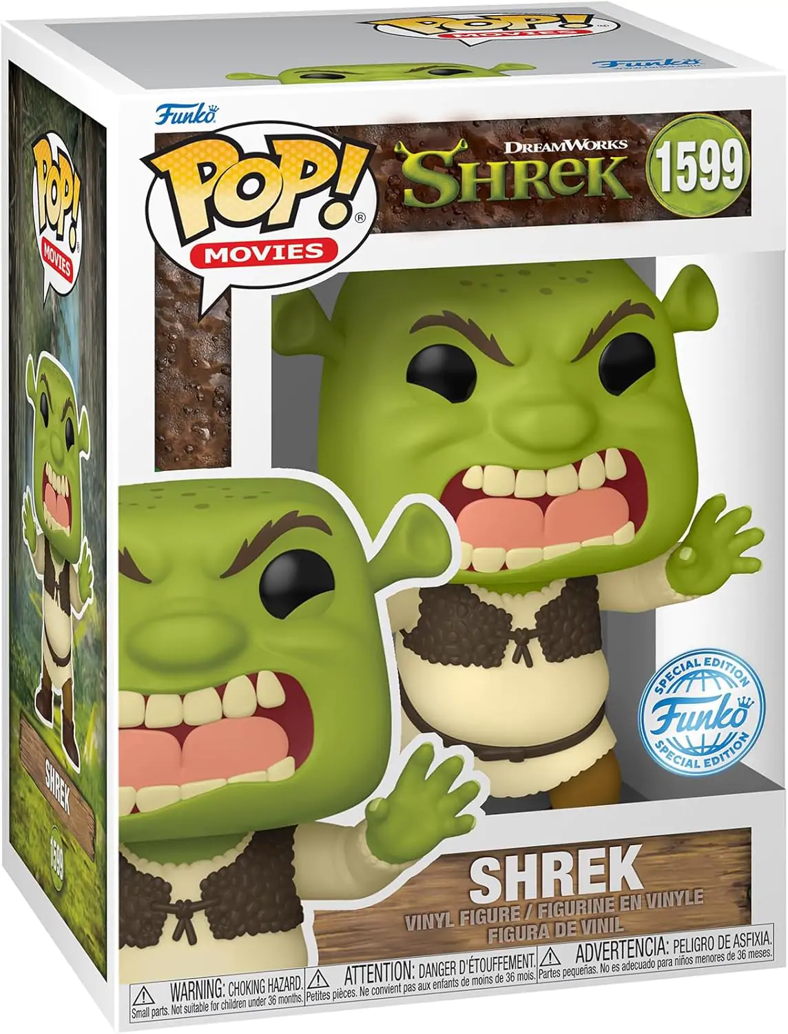 Shrek Funko POP! Movies Vinyl Figur Gruseliger Shrek 9 cm Produktfoto