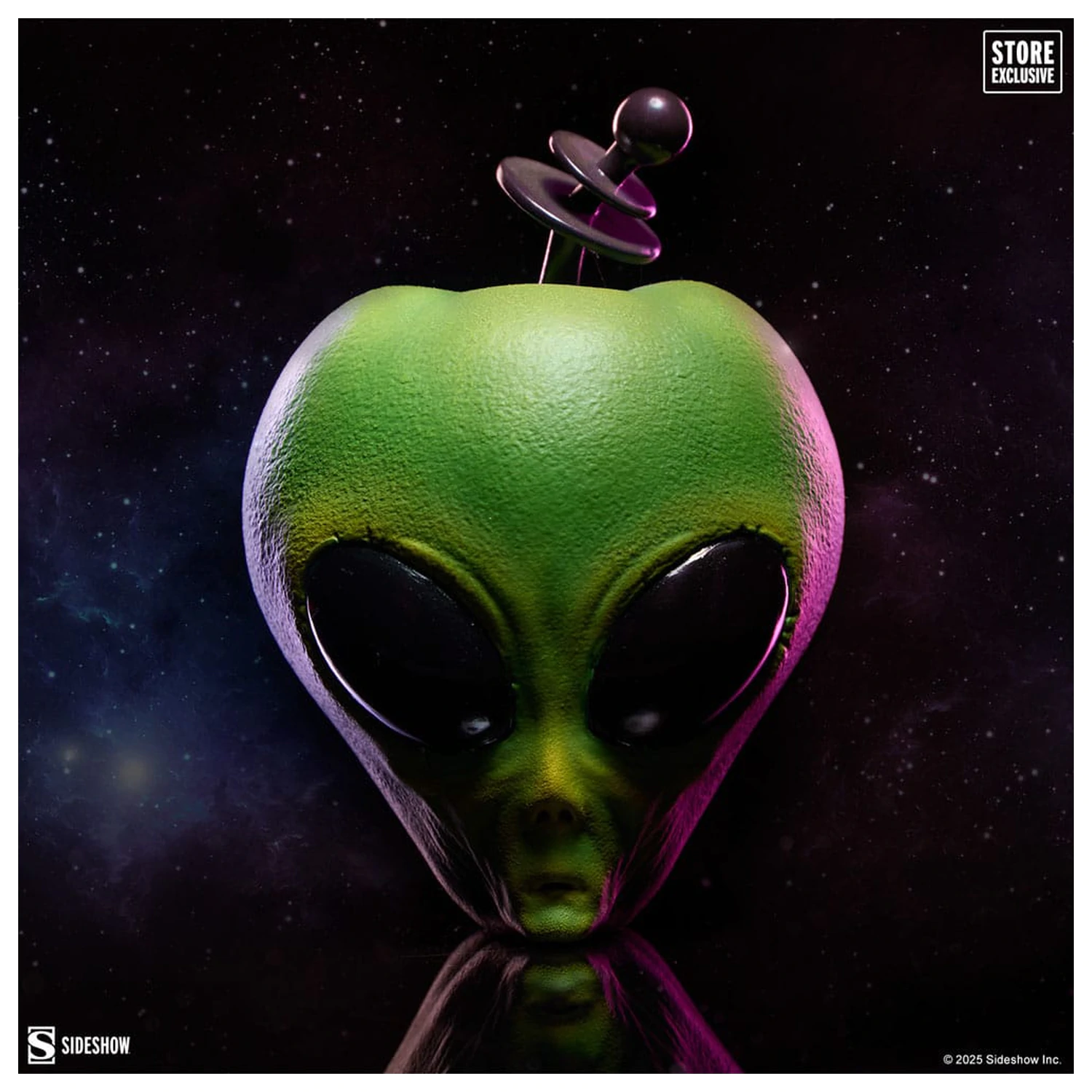 Sideshow Originals Apple Replik Alien Apfel (Grüne Variante) 11 cm Produktfoto
