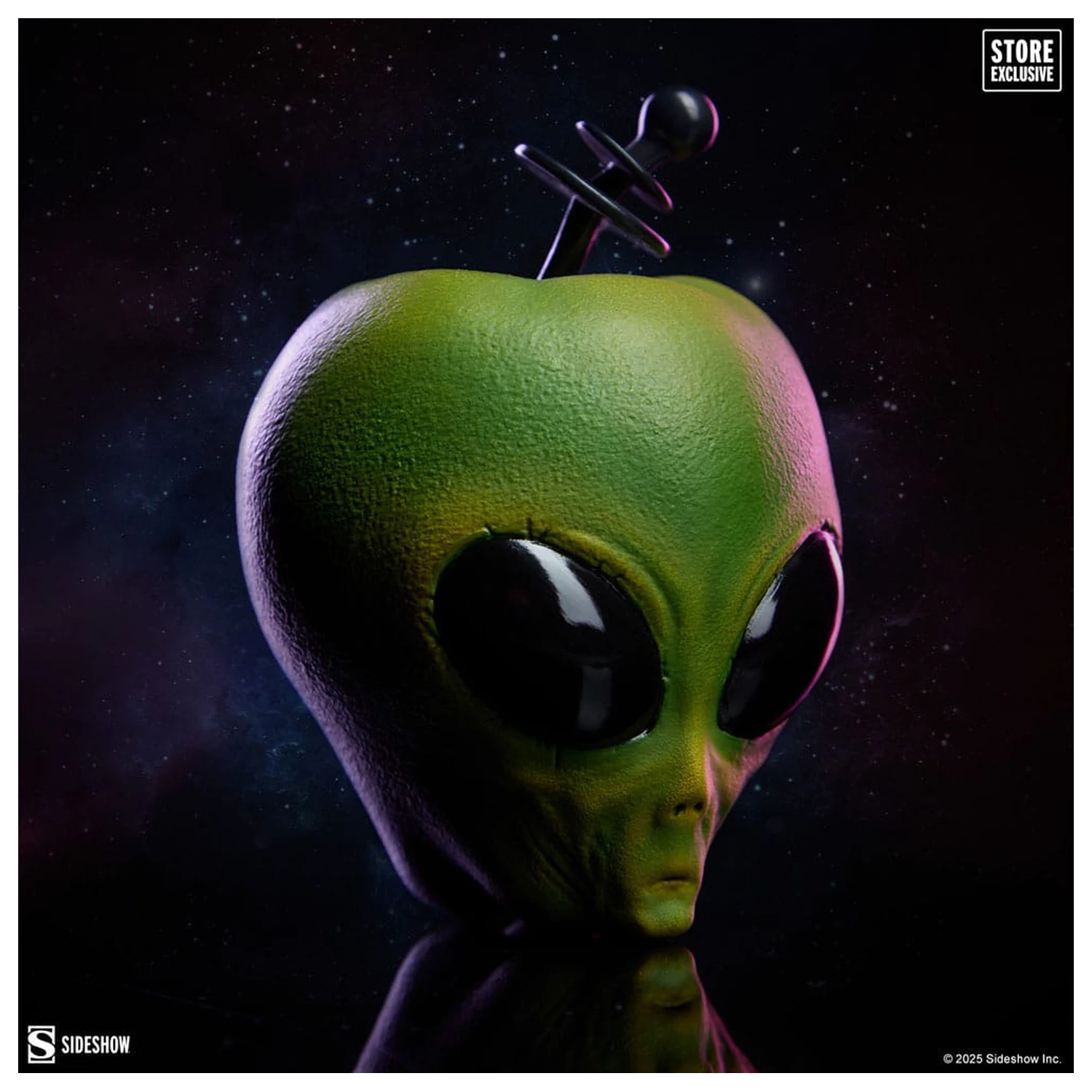 Sideshow Originals Apple Replik Alien Apfel (Grüne Variante) 11 cm Produktfoto