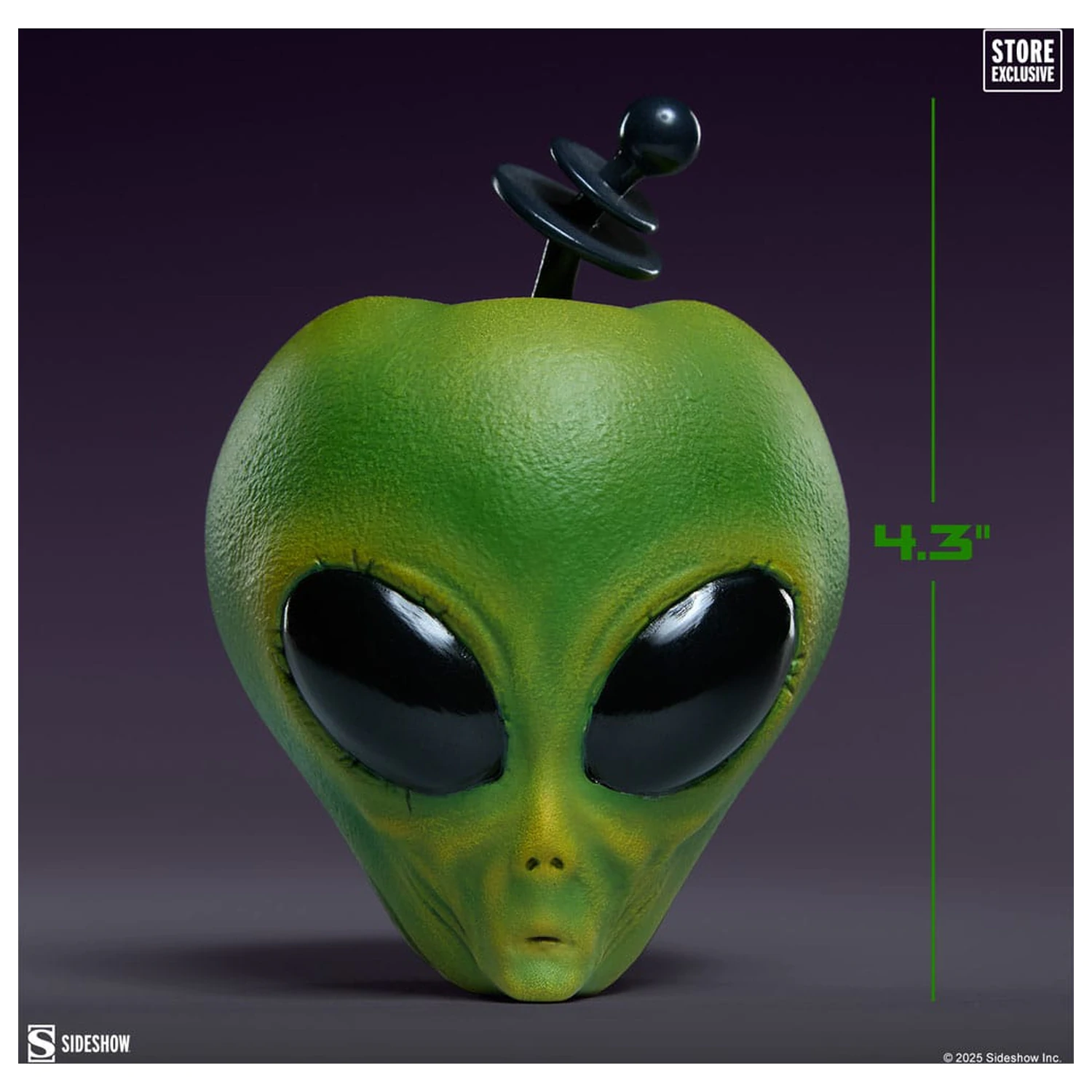Sideshow Originals Apple Replik Alien Apfel (Grüne Variante) 11 cm Produktfoto