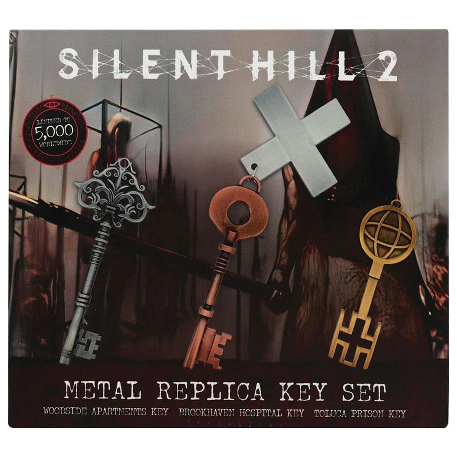 Silent Hill 2 Replicas 3er-Set Schlüssel Produktfoto