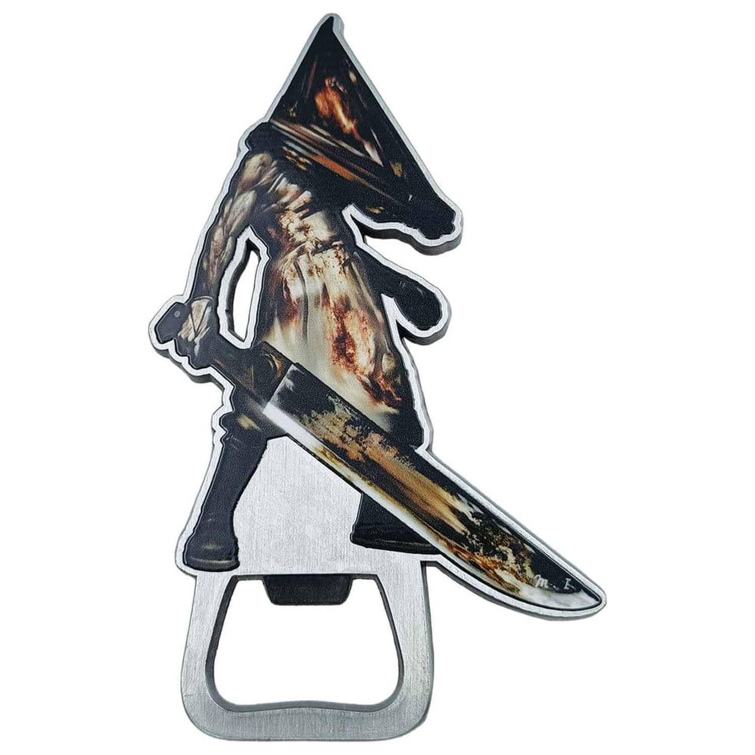Silent Hill Flaschenöffner Pyramid Head Magnetisch 6 x 9 cm Produktfoto