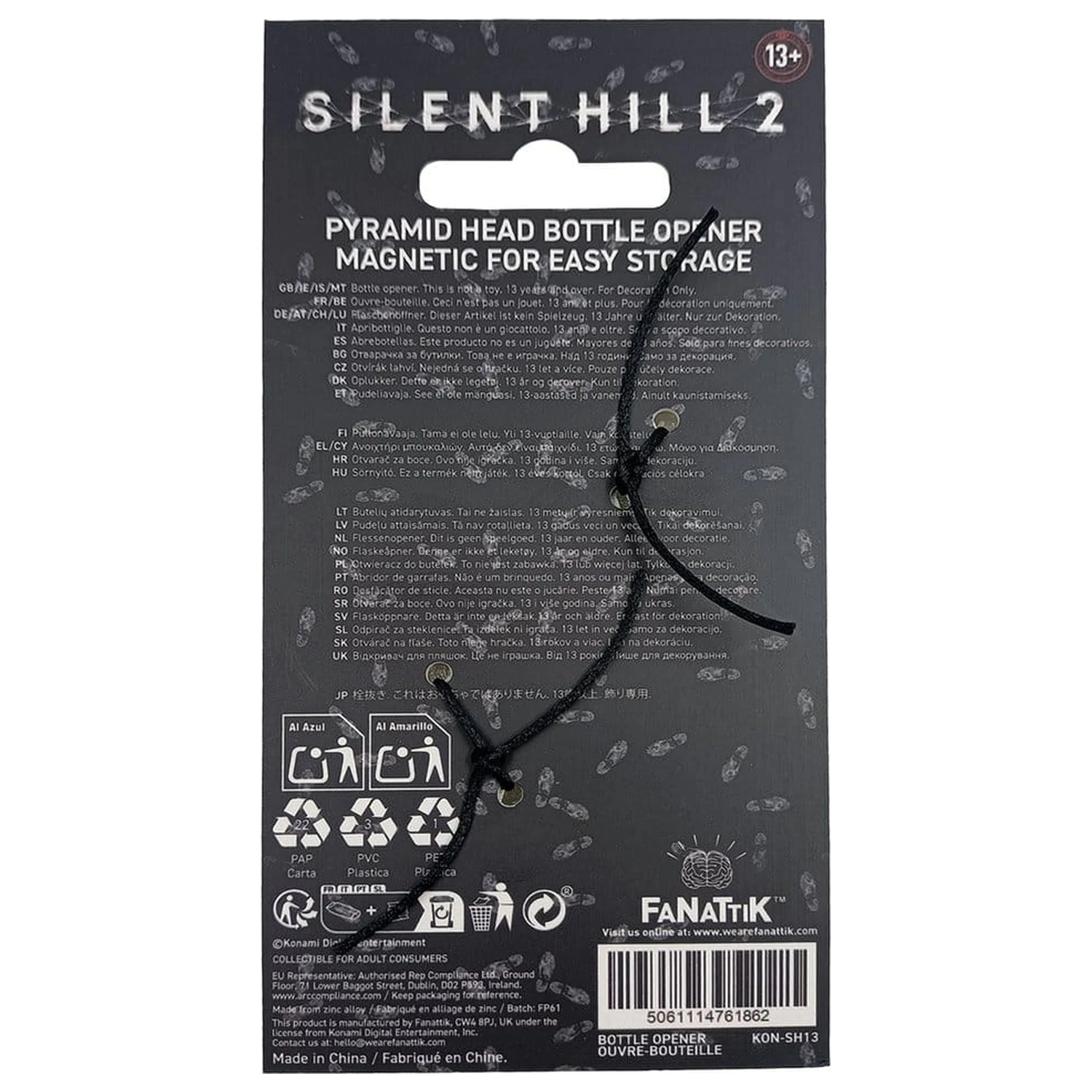 Silent Hill Flaschenöffner Pyramid Head Magnetisch 6 x 9 cm Produktfoto