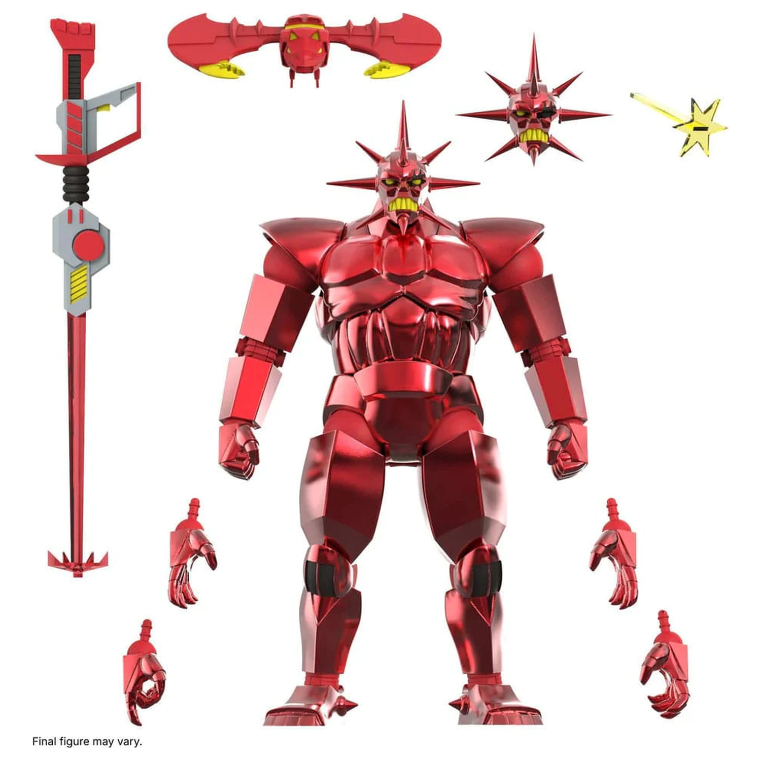 SilverHawks Ultimates Actionfigur Mon*Star Metallic Vac Metal 18 cm Produktfoto