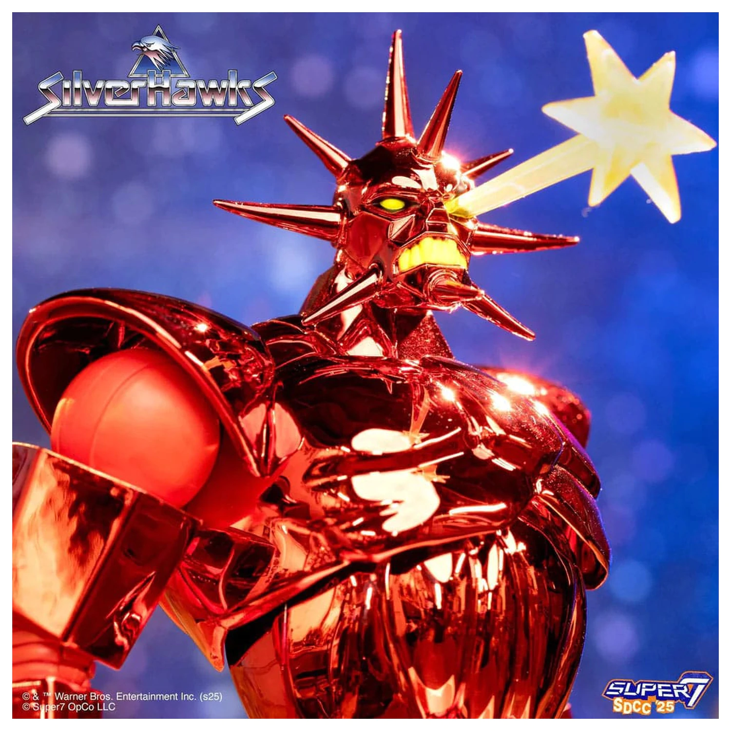 SilverHawks Ultimates Actionfigur Mon*Star Metallic Vac Metal 18 cm Produktfoto