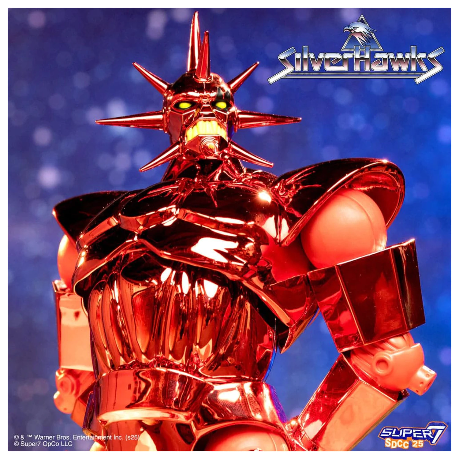 SilverHawks Ultimates Actionfigur Mon*Star Metallic Vac Metal 18 cm Produktfoto