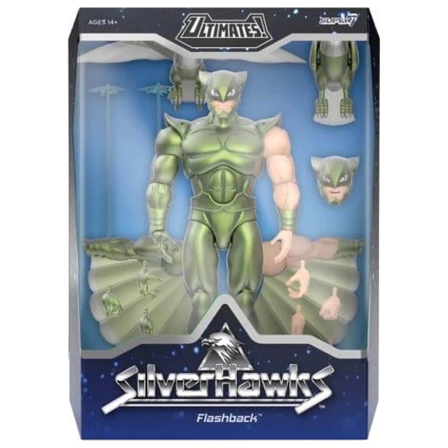 Silverhawks Ultimates Actionfigur Welle 07 Flashback (Toon) Produktfoto