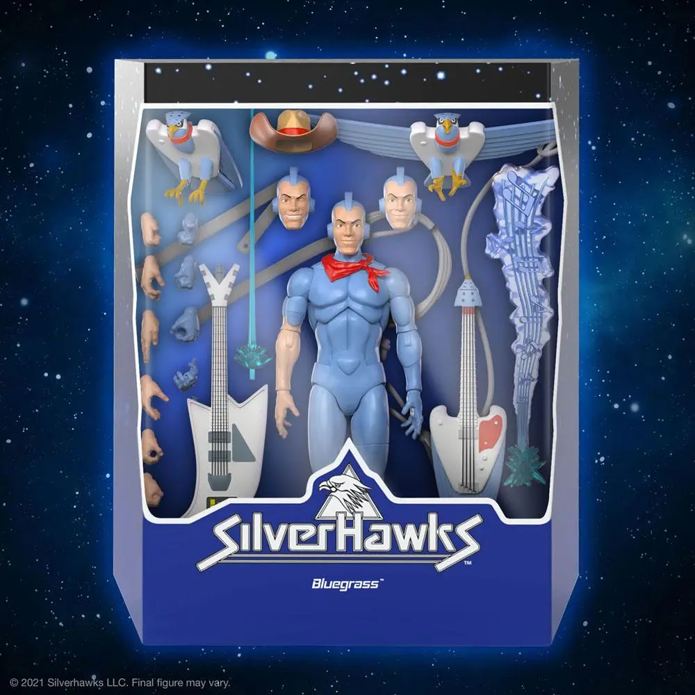 SilverHawks Ultimates Actionfigur Bluegrass 18 cm Produktfoto
