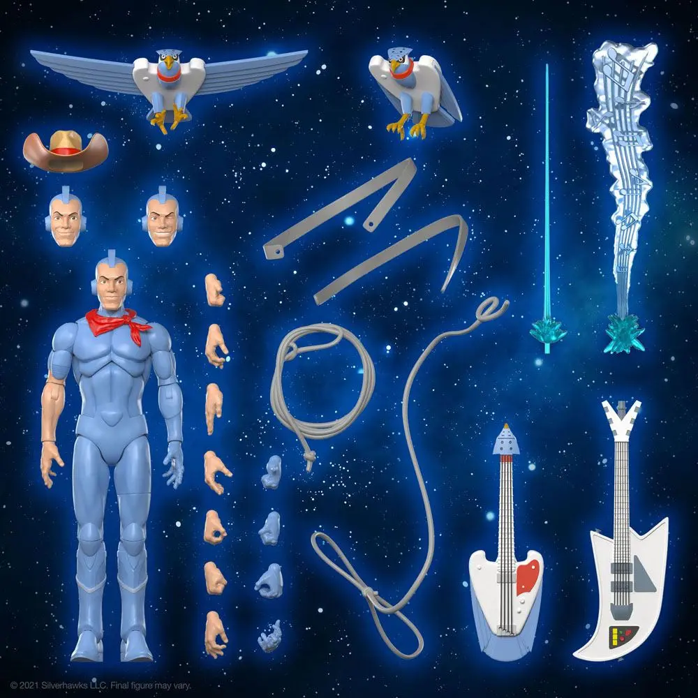 SilverHawks Ultimates Actionfigur Bluegrass 18 cm Produktfoto