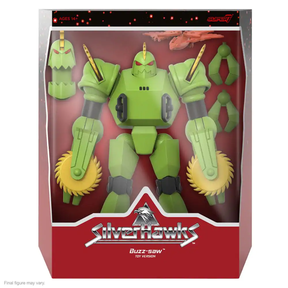 SilverHawks Ultimates Actionfigur Buzz-Saw (Toy Version) 18 cm termékfotó