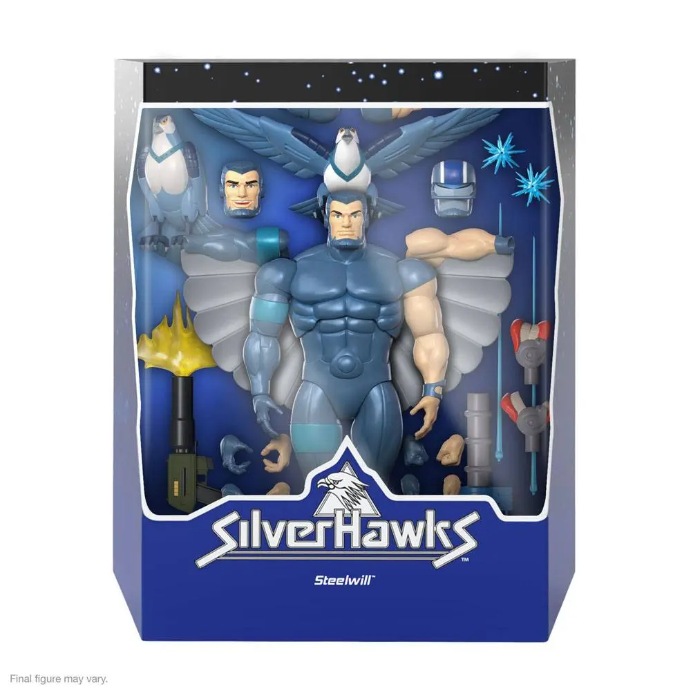 SilverHawks Ultimates Actionfigur Steelwill 18 cm Produktfoto