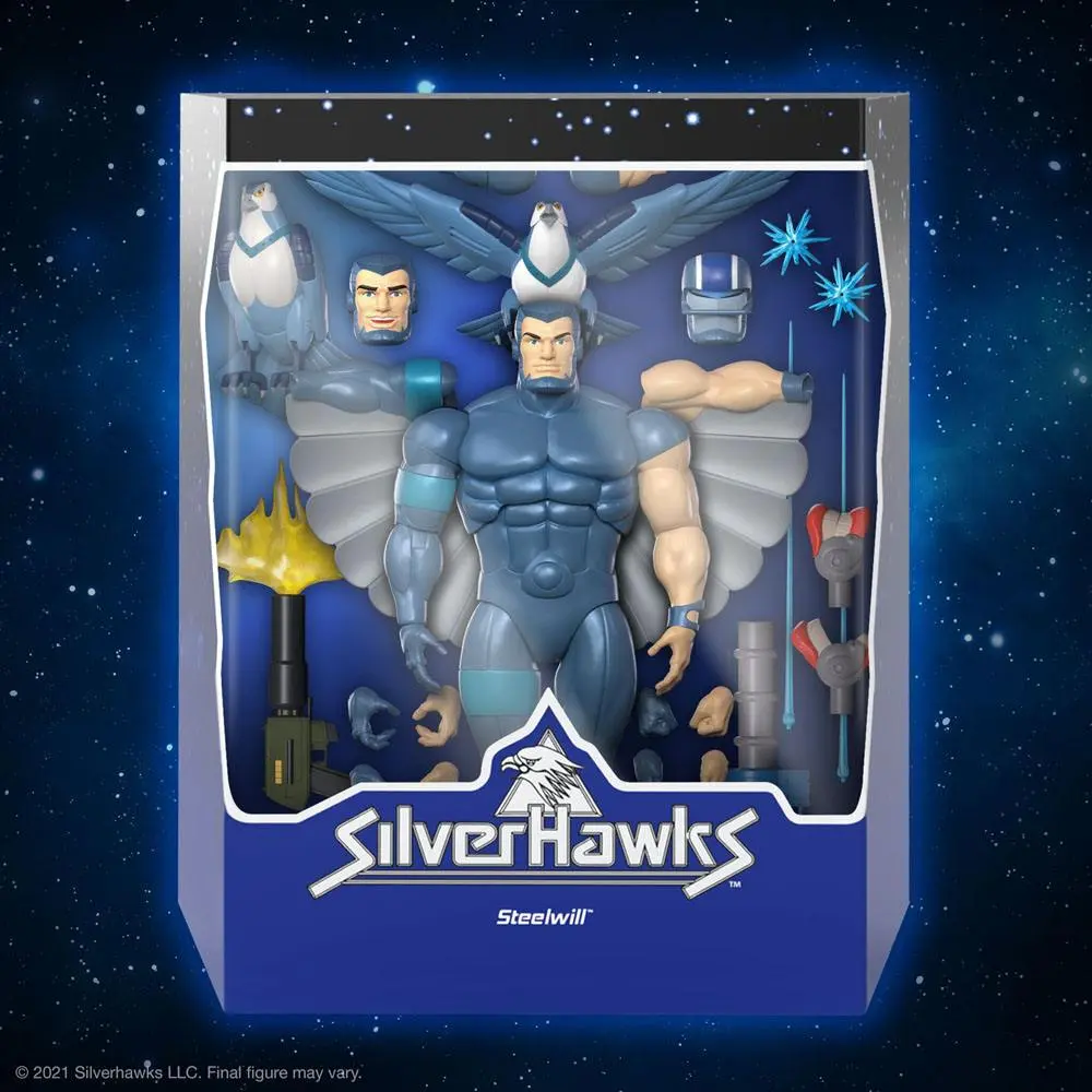 SilverHawks Ultimates Actionfigur Steelwill 18 cm Produktfoto